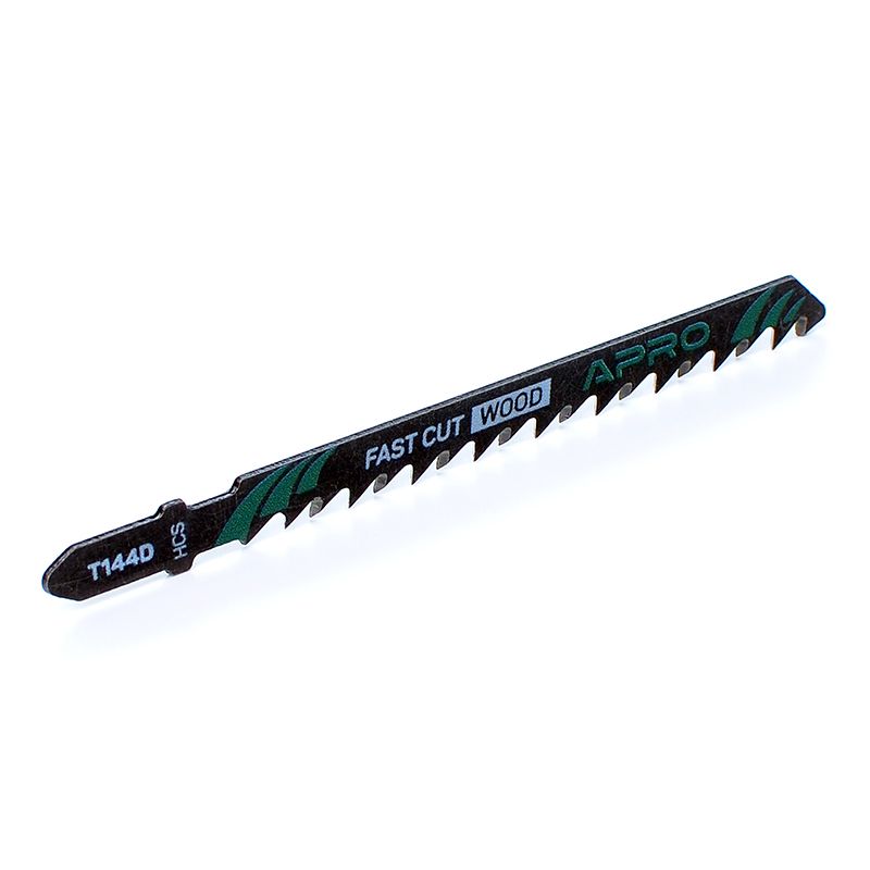 Полотно для лобзика (дерево) 100/75мм 4мм-6TPI швидкий прямий T144D (пач - 5шт)
