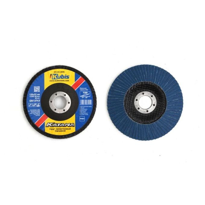 Круг пелюстковий торцовий конічний Т29 Р150, 125*22 мм, Zirconia KATANA