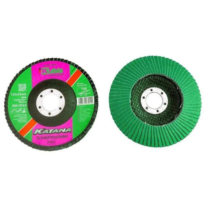 Круг пелюстковий торцовий конічний Т29 Р150, 125*22 мм, Zirconia KATANA