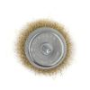 Щітка-крацовка чашкова для дрилі Ø50 мм, рифлена латуньована, ТМ Kubis