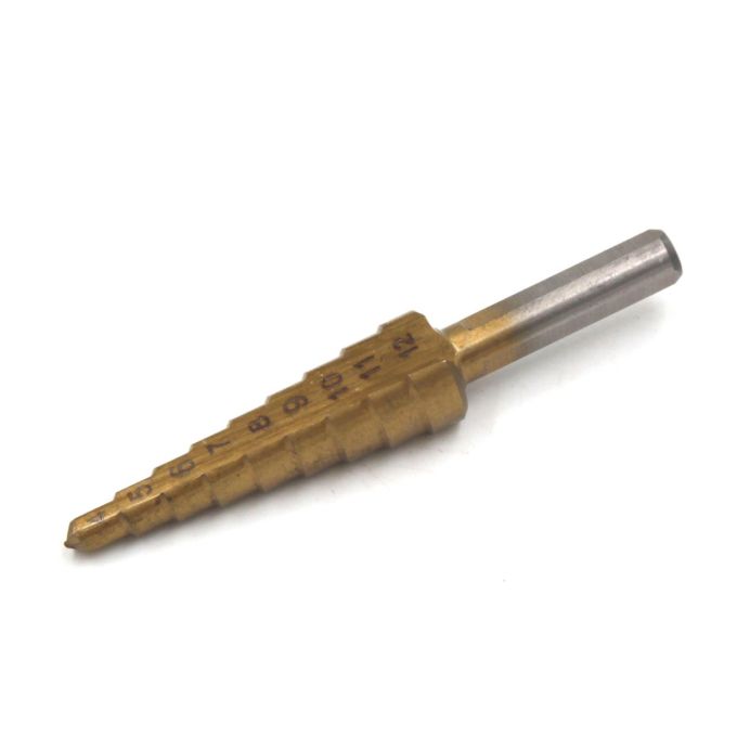 Свердло по металу HSS ступеневе 4-12 мм, TiN, HRC 60-63, ТМ Kubis