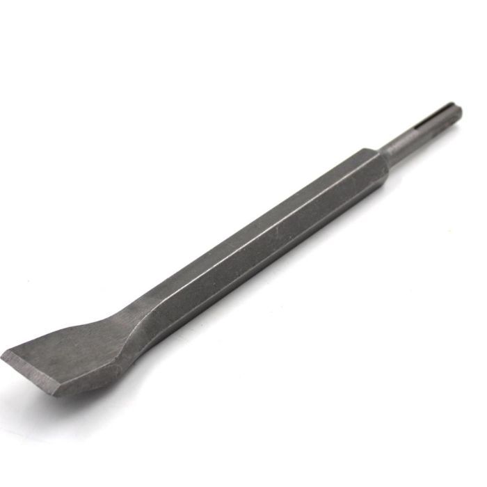 Зубило для плитки плоске вигнуте SDS-Plus 30 мм, 250*14 мм, ТМ Kubis