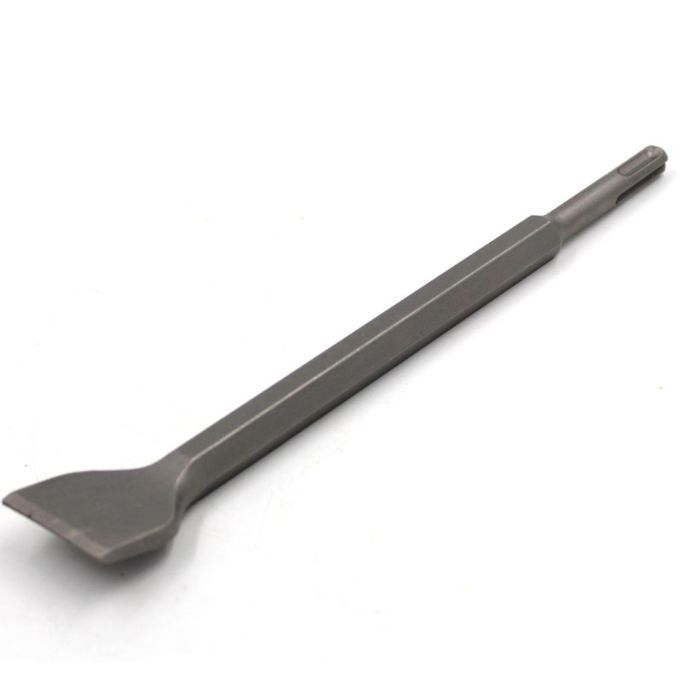 Зубило для плитки плоске вигнуте SDS-Plus 40 мм, 250*14 мм, ТМ Kubis