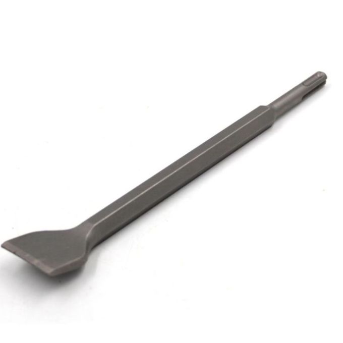 Зубило для плитки плоское изогнутое SDS-Plus 40 мм, 250*14 мм.