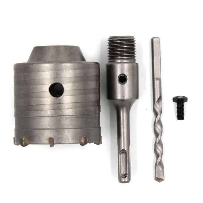 Сверло корончатое по бетону 68 мм, YG8C + переходник SDS-Plus 22*110 мм, ТМ Kubis