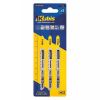 Пильне полотно 3 шт, чистий різ ламінат, пластик, дерево, фанера, ДСП товщиною 3-30 мм, крок зуба 2., ТМ Kubis