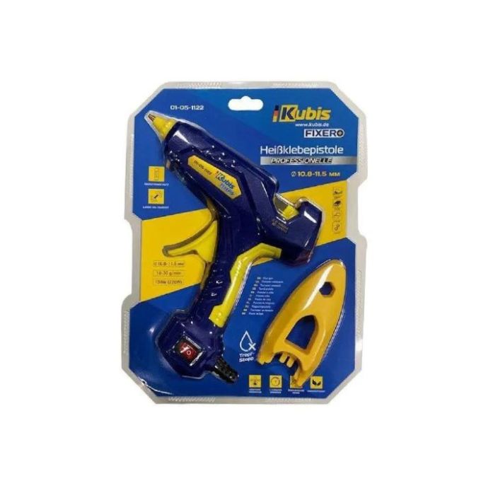 Пістолет клейовий 100(220) Вт, 11.2 мм, 16-30 г/мин, 190°С, вмк/вимк, ТМ Kubis