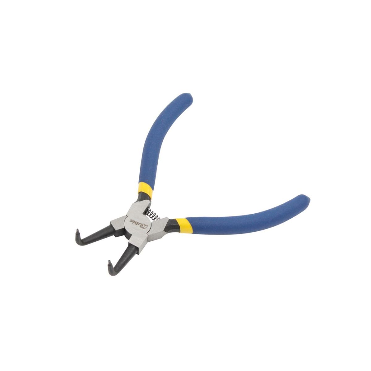 Щипцы для стопорных колец изогнуты на сжатие 160 мм, C45, HRC 45-50