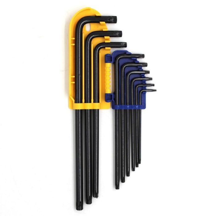 Набор ключей торцевых KUBIS TORX длинные T10-T50 (02-08-9809)