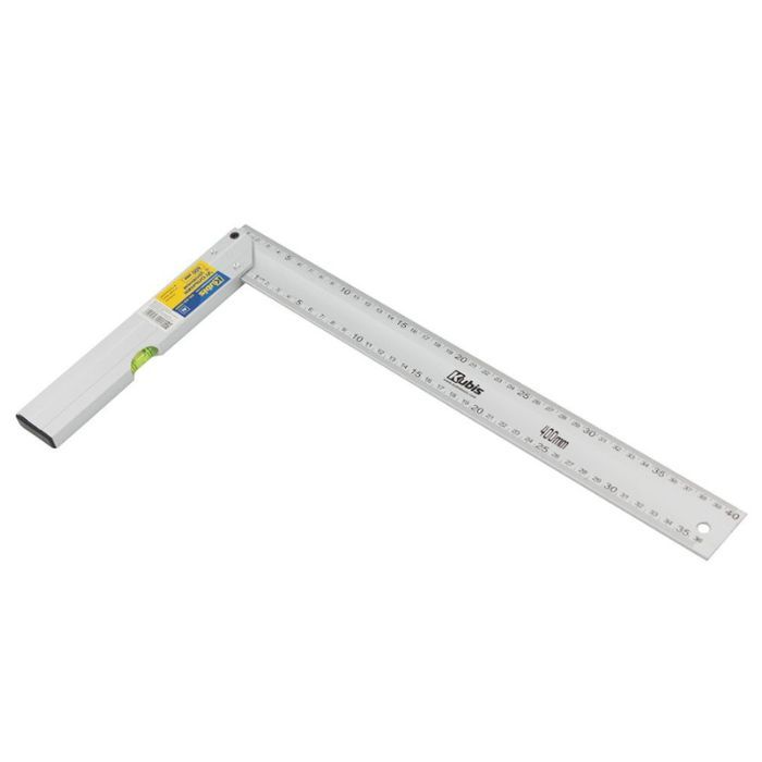 Кутник алюмінієвий з рівнем 400 мм, ТМ Kubis