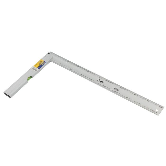 Кутник алюмінієвий з рівнем 500 мм, ТМ Kubis