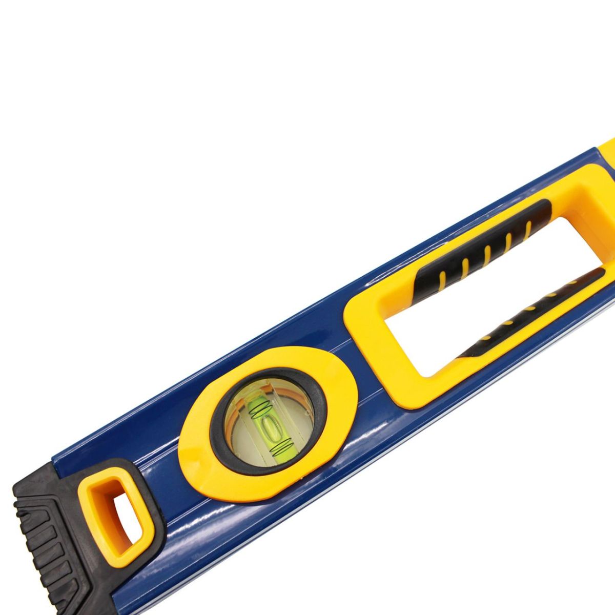 Уровень с ручками 800 мм, точность 0,5 мм/м, регулируемая капсула 360*, противоскользящие упоры, ТМ Kubis