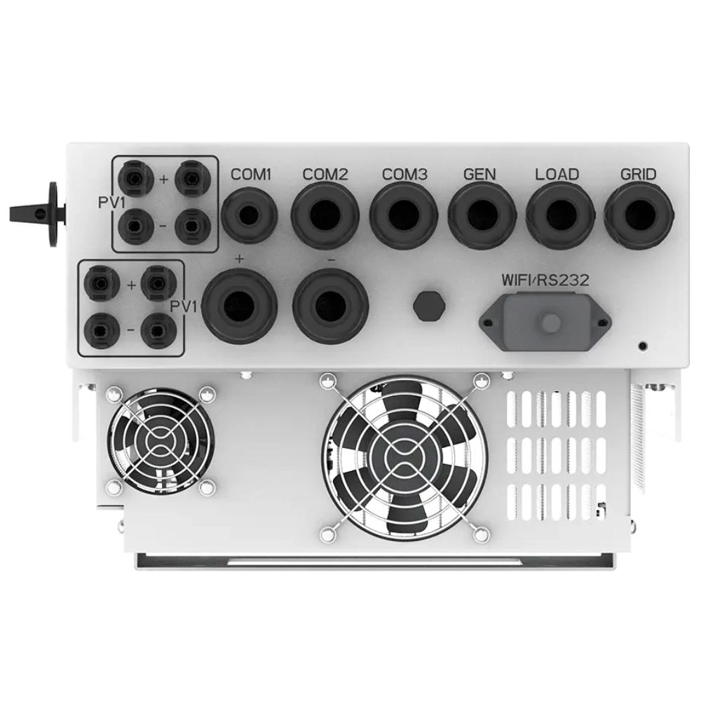 Гібридний інвертор Deye SUN-6K-SG05LP1-EU-AM2-P, 48 В, 6000 Вт, 1 фаза Wi-Fi (безперебійник, UPS, ДБЖ)