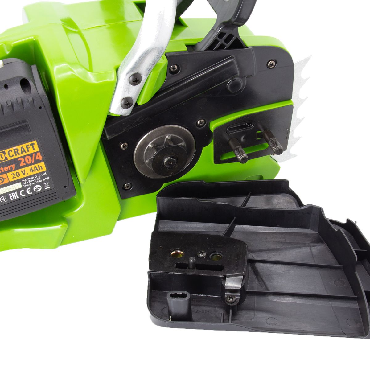 Аккумуляторная пила Procraft PCA40/2 + 2 акб 4Ач + ЗП charger20/2 + Масло для цепи 1л