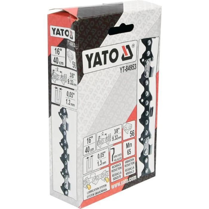 Цепь YATO l= 16"/ 40 см (56 звена) для бензопилы YT-84935