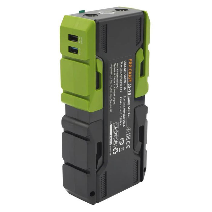 Пуско-зарядний пристрій Procraft JS10 + Повітряний компресор Procraft LK170