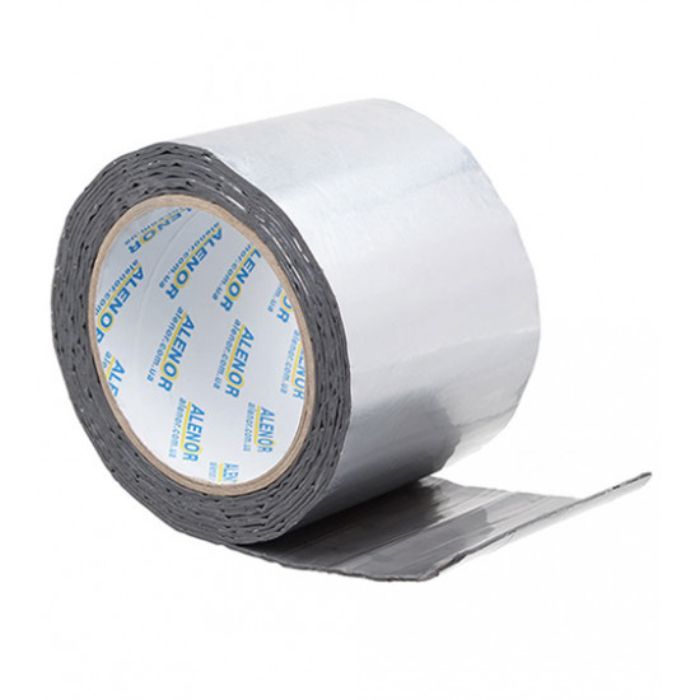 Стрічка бутилкаучукова герметизуюча Аленор (Alenor), сріблястий, 7.5см*3м