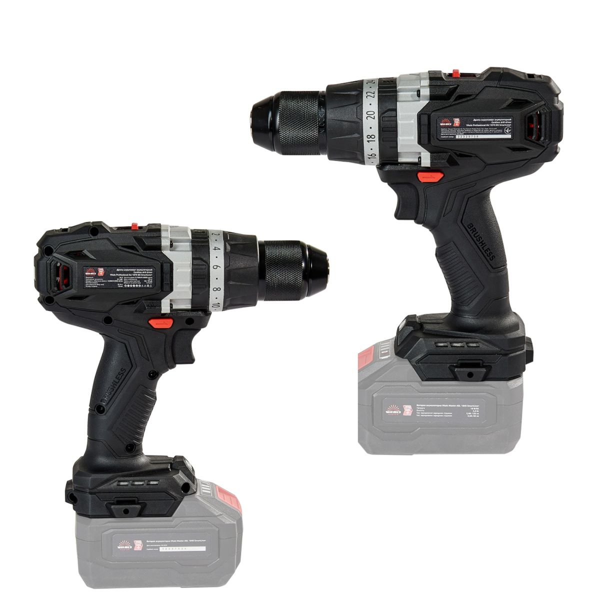 Дрель-шуруповерт аккумуляторный Vitals Professional AU 1870 BS SmartLine+