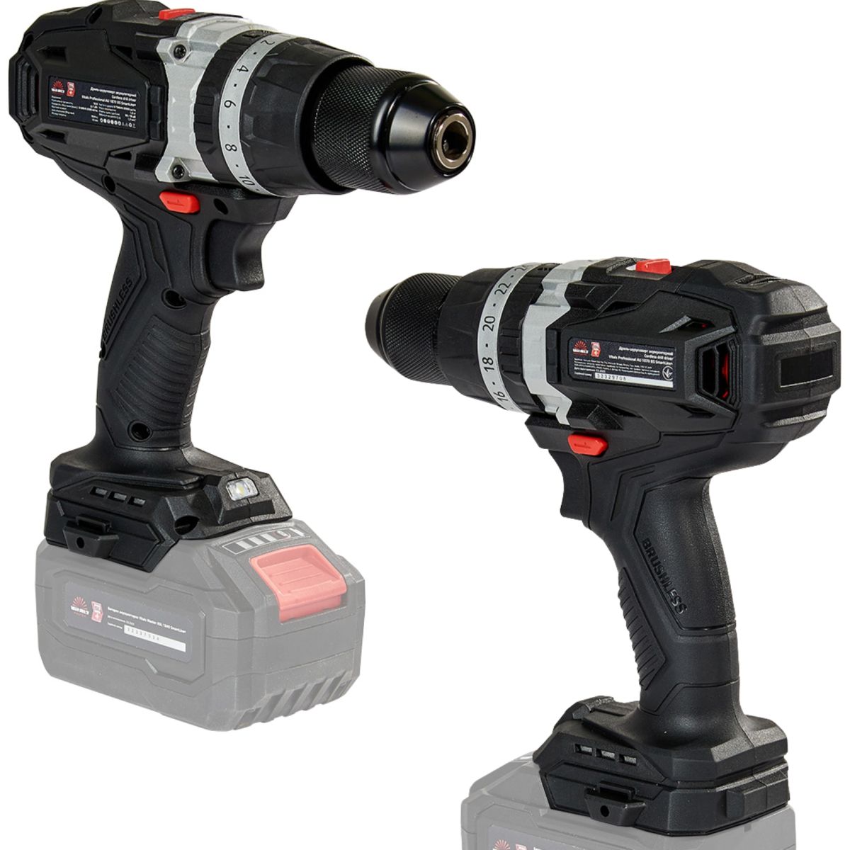 Дрель-шуруповерт аккумуляторный Vitals Professional AU 1870 BS SmartLine+