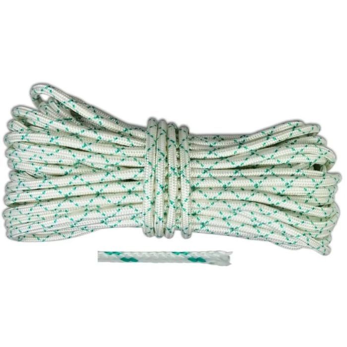 Шнур капроновый плетеный "Евро", D 4 мм, 25 м, (Украина)