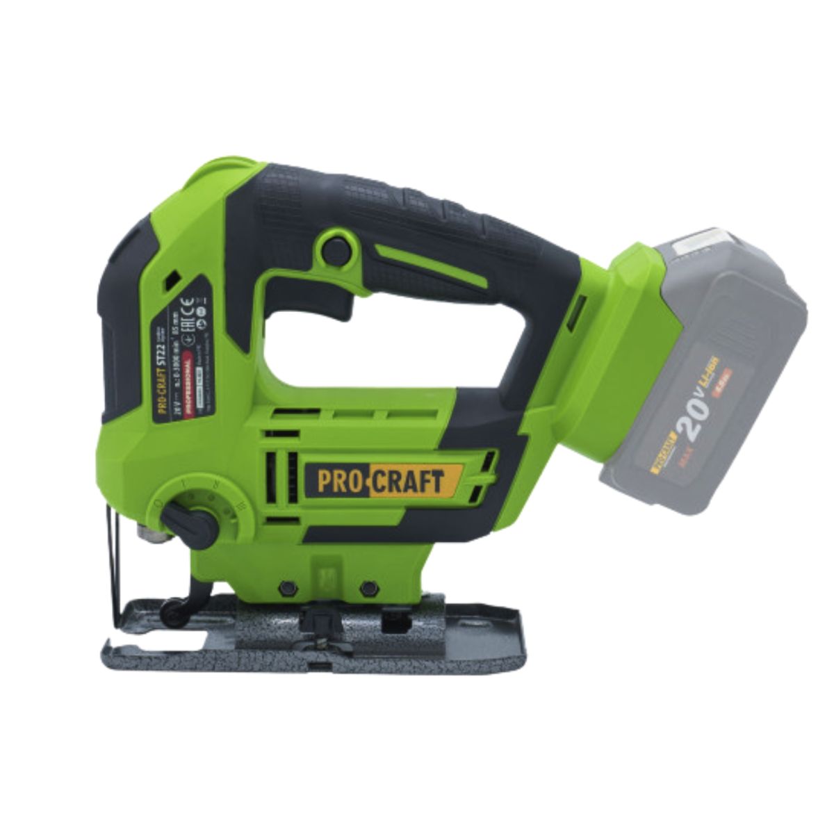 Аккумуляторный лобзик Procraft ST22 (Без акб и зп)