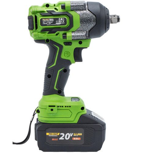 Набір Акумуляторна гайковерт PWA36 + батарея Procraft 20/4 + зарядний пристрій Procraft 20/1