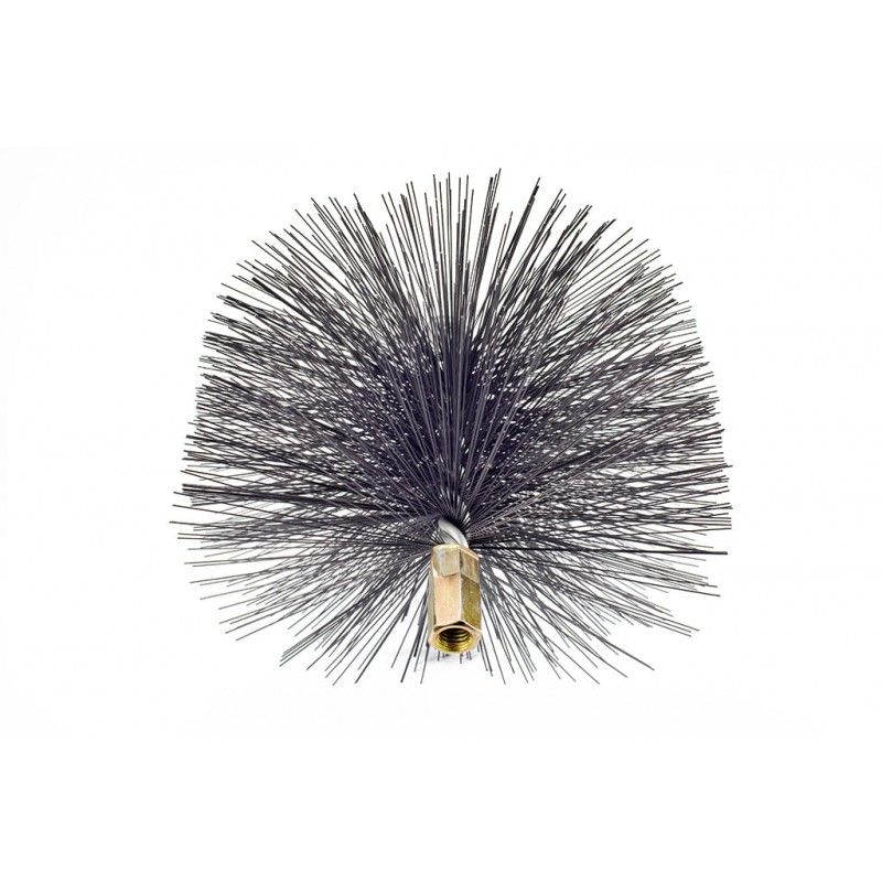 Щетка (ерш) металлическая для чистки дымохода Savent 200 мм