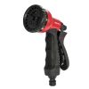 Пістолет-розпилювач 8-позиційний + адаптер з різьбленням 1/2", 3/4" та 2 конектори для шланга 1/2" V