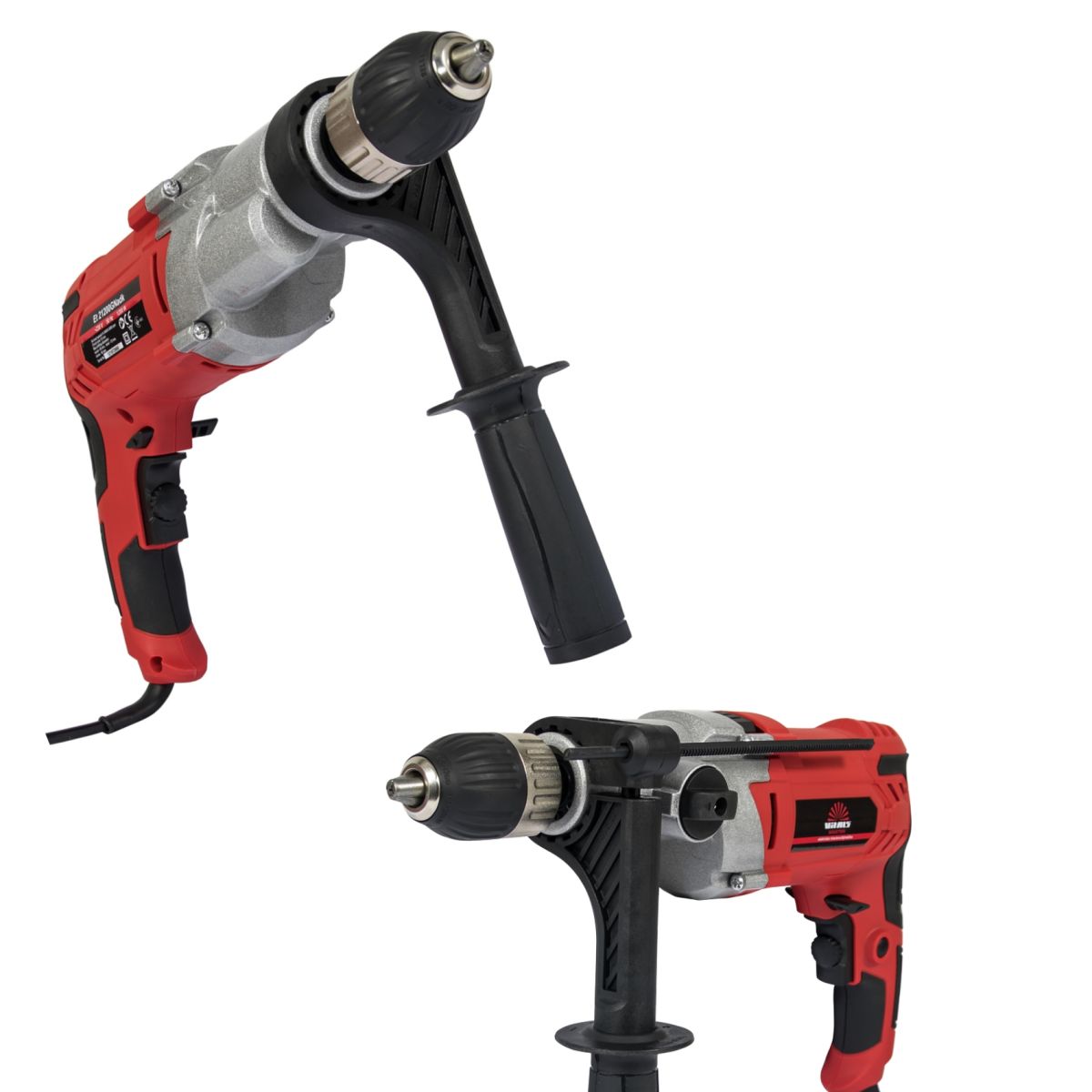 Дрель электрическая ударная Vitals Master Et 21200GNadk