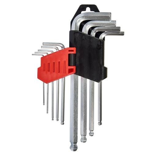 Набор шестигранных ключей с шаром 9 шт. 1,5–10 мм Vitals Master