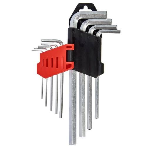 Набор шестигранных ключей удлиненных 9 шт. 1,5–10 мм Vitals Master