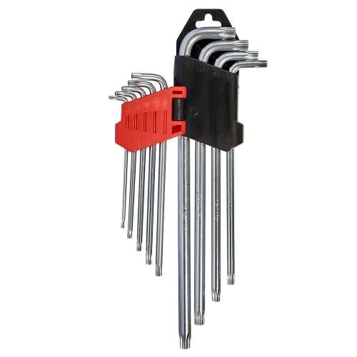 Набор ключей удлиненных шестигранных Torx 9 шт. Т10-Т50 Vitals Master