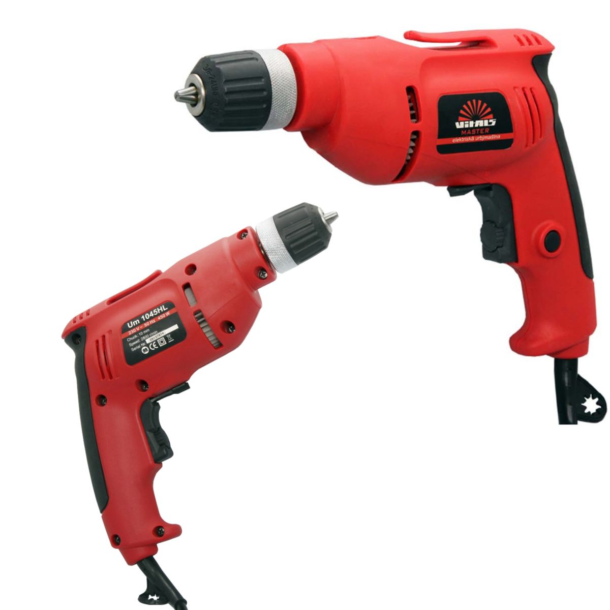 Дрель электрическая Vitals Master Um 1045HL