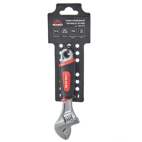 Ключ разводной 150 мм (0–24 мм) CrV Vitals Master