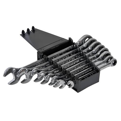 Набор ключей гаечных храповых комбинированных 8-19 мм 8 шт. Vitals Master