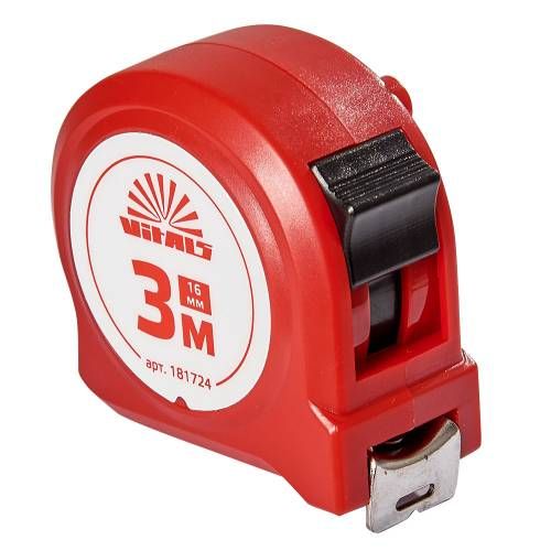Рулетка 3 м×16 мм Vitals