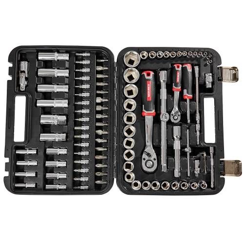 Набор торцевых головок 1/4″ и 1/2″ 94 предмета Vitals Master