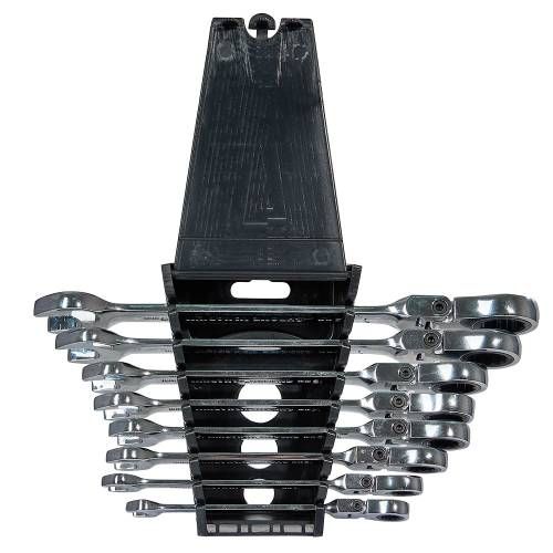 Набор ключей гаечных храповых комбинированных гибких 8-19 мм 8 шт. Vitals Master