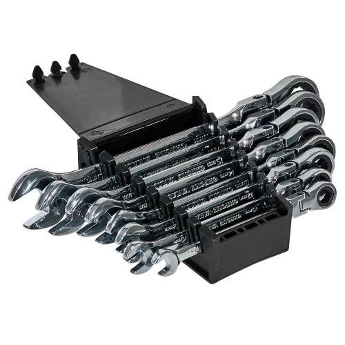 Набор ключей гаечных храповых комбинированных гибких 8-19 мм 8 шт. Vitals Master