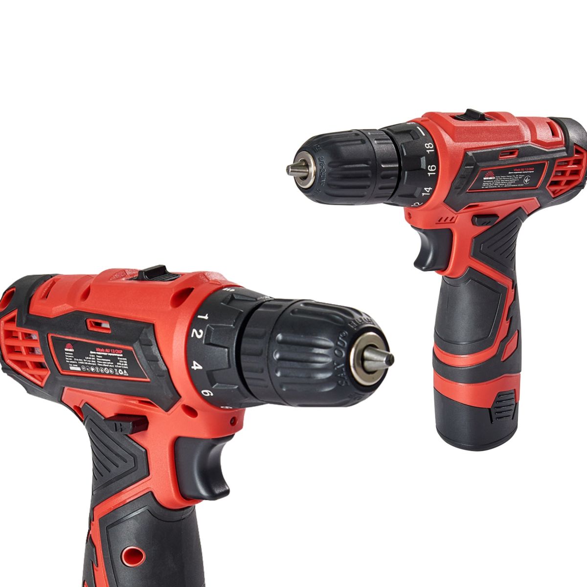 Дриль-шурупокрут акумуляторний Vitals AU 12/2KP