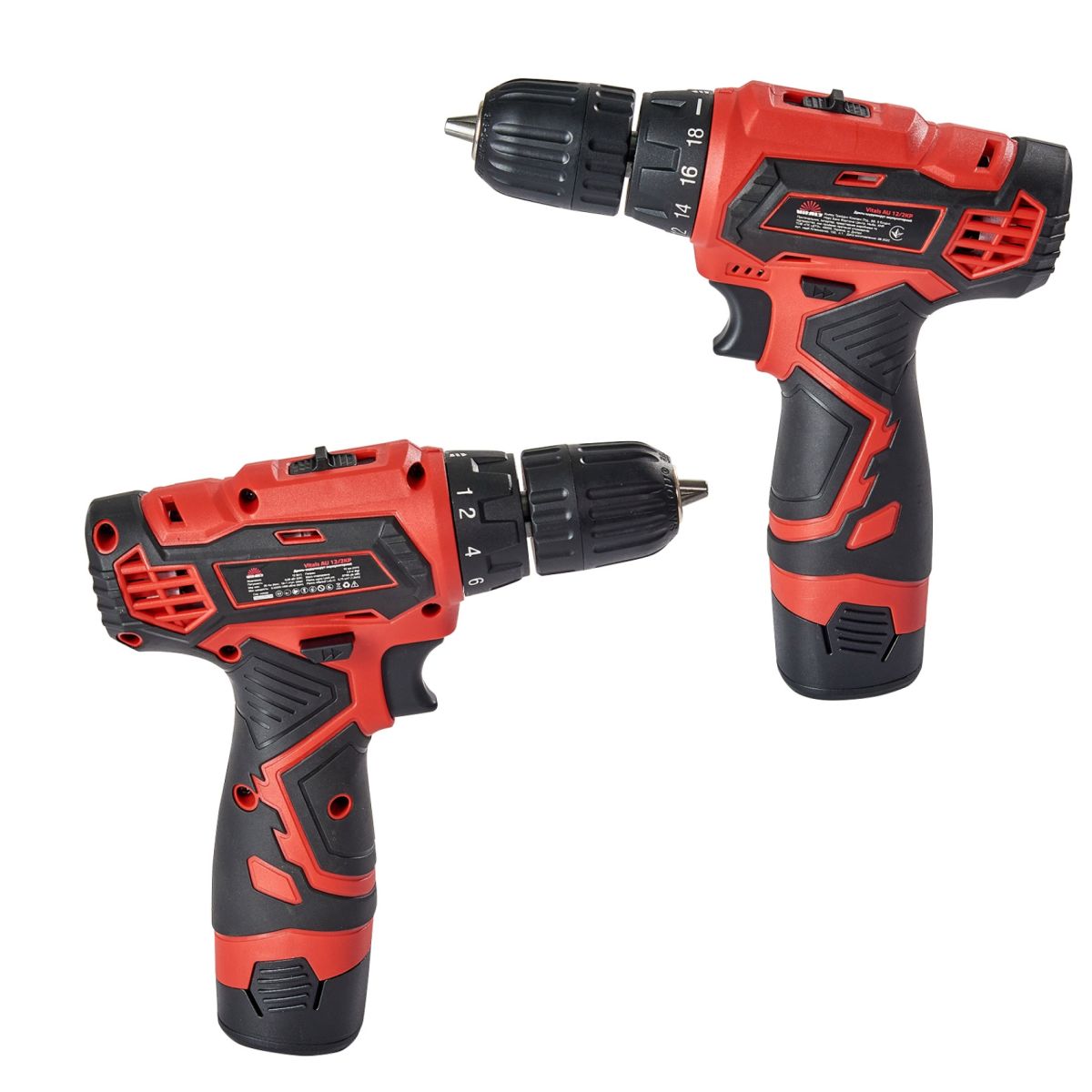 Дриль-шурупокрут акумуляторний Vitals AU 12/2KP