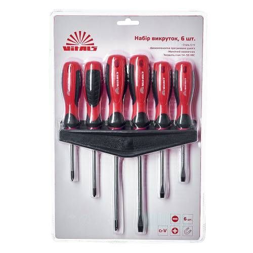 Набор отверток Vitals, 6 шт.