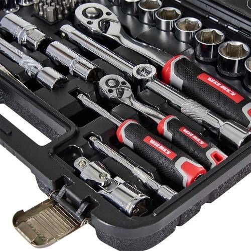 Набор торцевых головок 1/4″ и 1/2″ 73 предмета Vitals Master