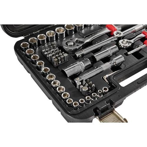 Набор торцевых головок 1/4″ и 1/2″ 73 предмета Vitals Master