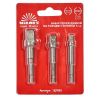 Набор переходников к торцевым головкам 1/2", 1/4" и 3/8" 3 ед.