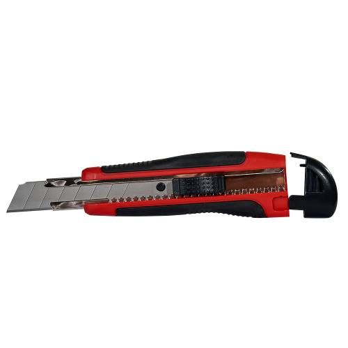 Нож сегментный 18 мм TPR покрытие Vitals