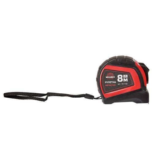 Рулетка 8 м×25 мм автостоп Vitals Master