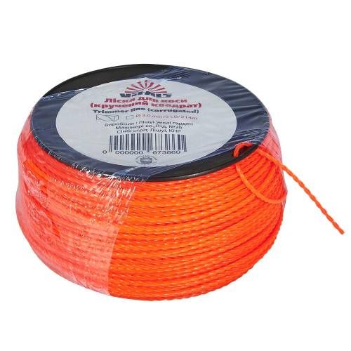 Волосінь для тримерів в бухті Vitals (кручений квадрат) 3.0мм*3LB (214 м.)