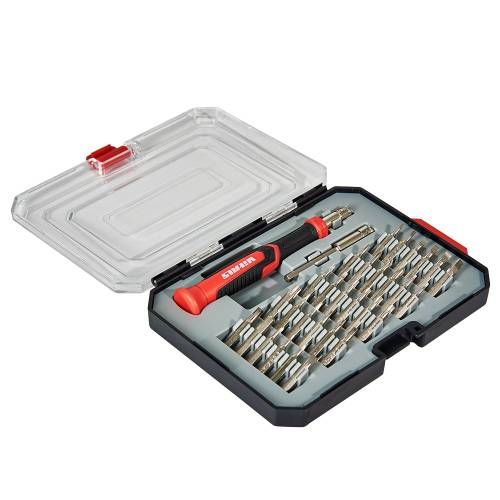 Отвертка прецизионная Vitals Master с набором битов, 32 шт.