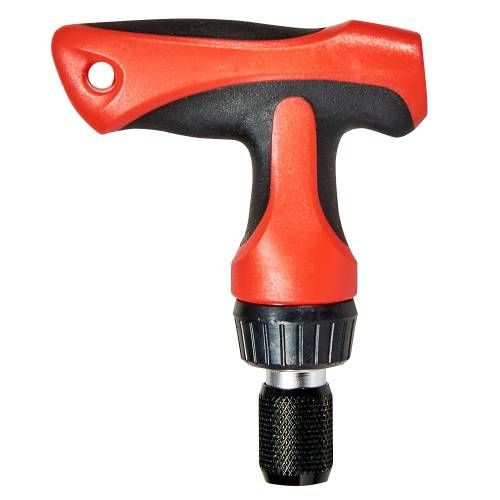 Отвертка Т-образная Vitals Master с набором головок и насадок, 24 шт.